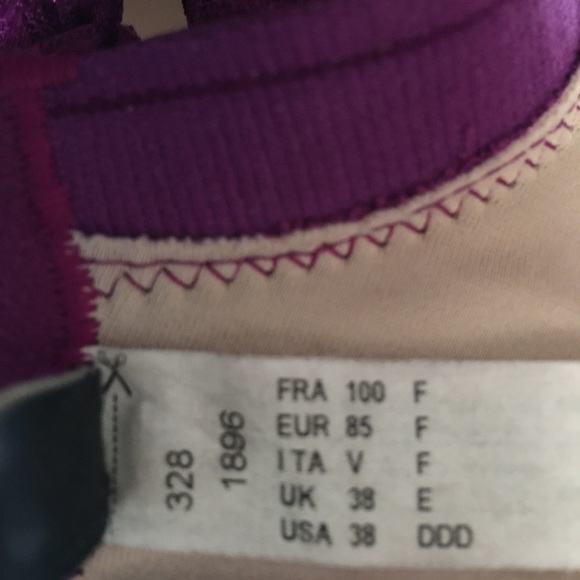 Chantelle 1896 T-Shirt Bra 38DDD - Picture 5 of 5